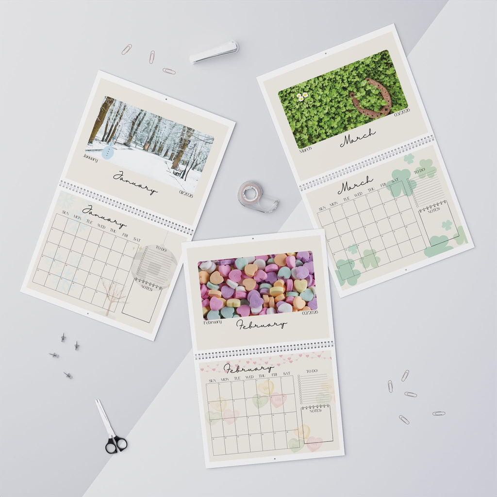 Classic Monthly Planner Calendar 🤍✨