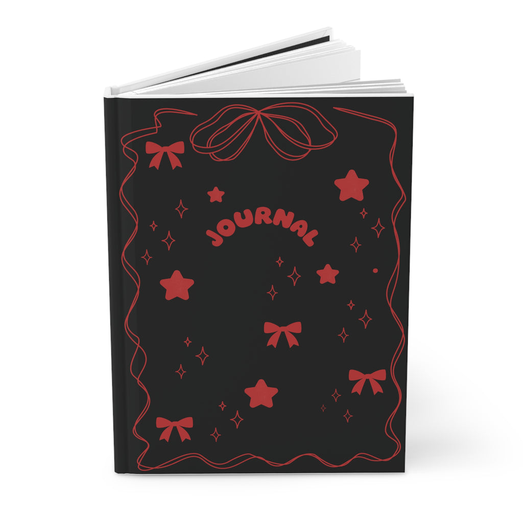 Red Starry Hardcover Journal 🌙✨