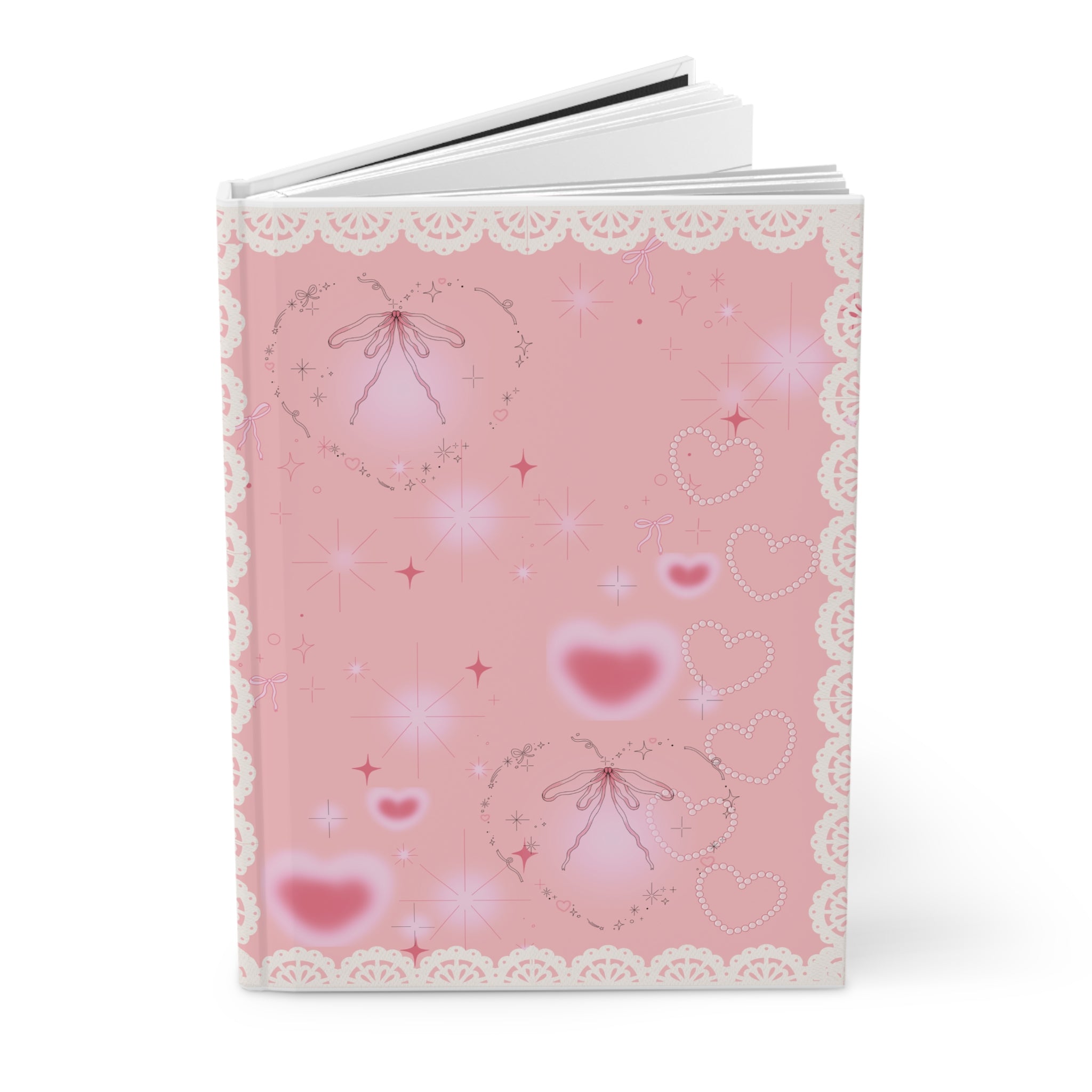 Pink Lace Hardcover Journal 🎀✨
