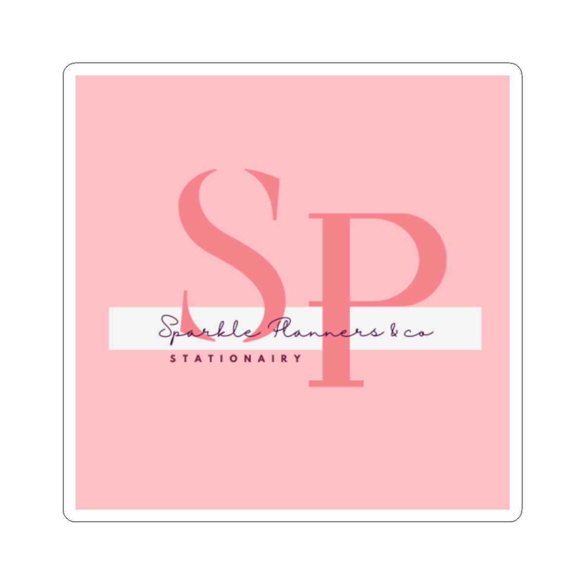 Sparkle Planners Logo Sticker