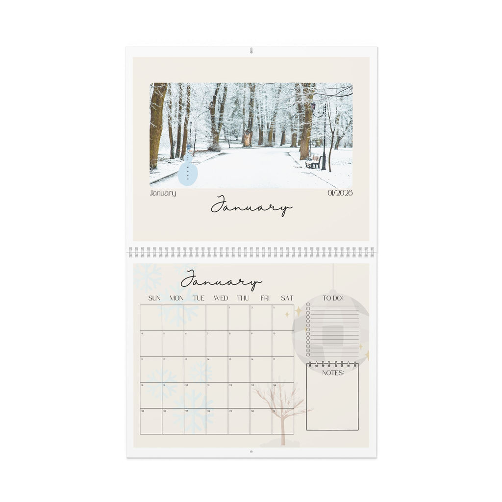 Classic Monthly Planner Calendar 🤍✨