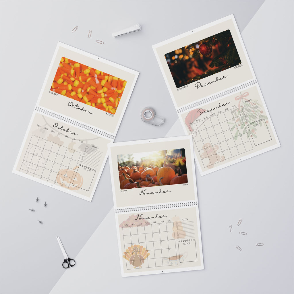 Classic Monthly Planner Calendar 🤍✨