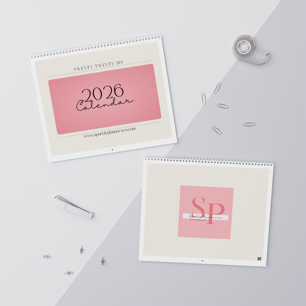 Classic Monthly Planner Calendar 🤍✨