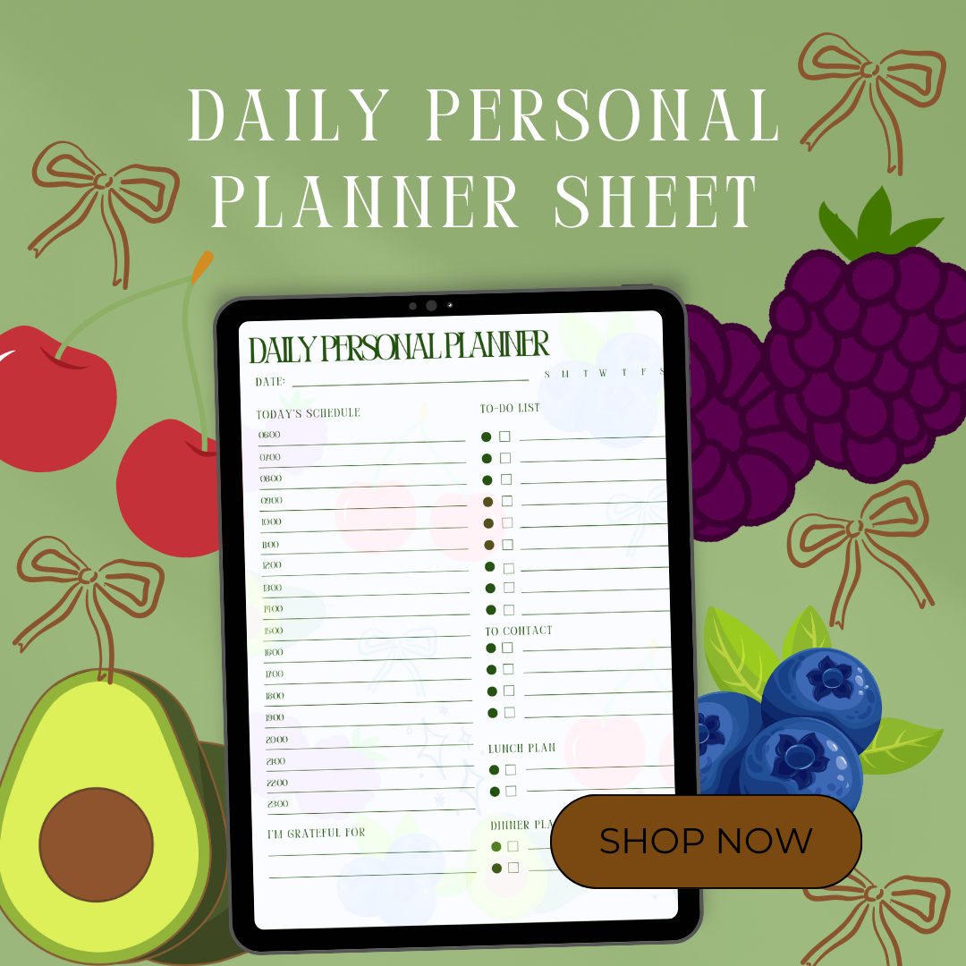 Today, But Make It Cute  📆✨- Berry Edition 🫐