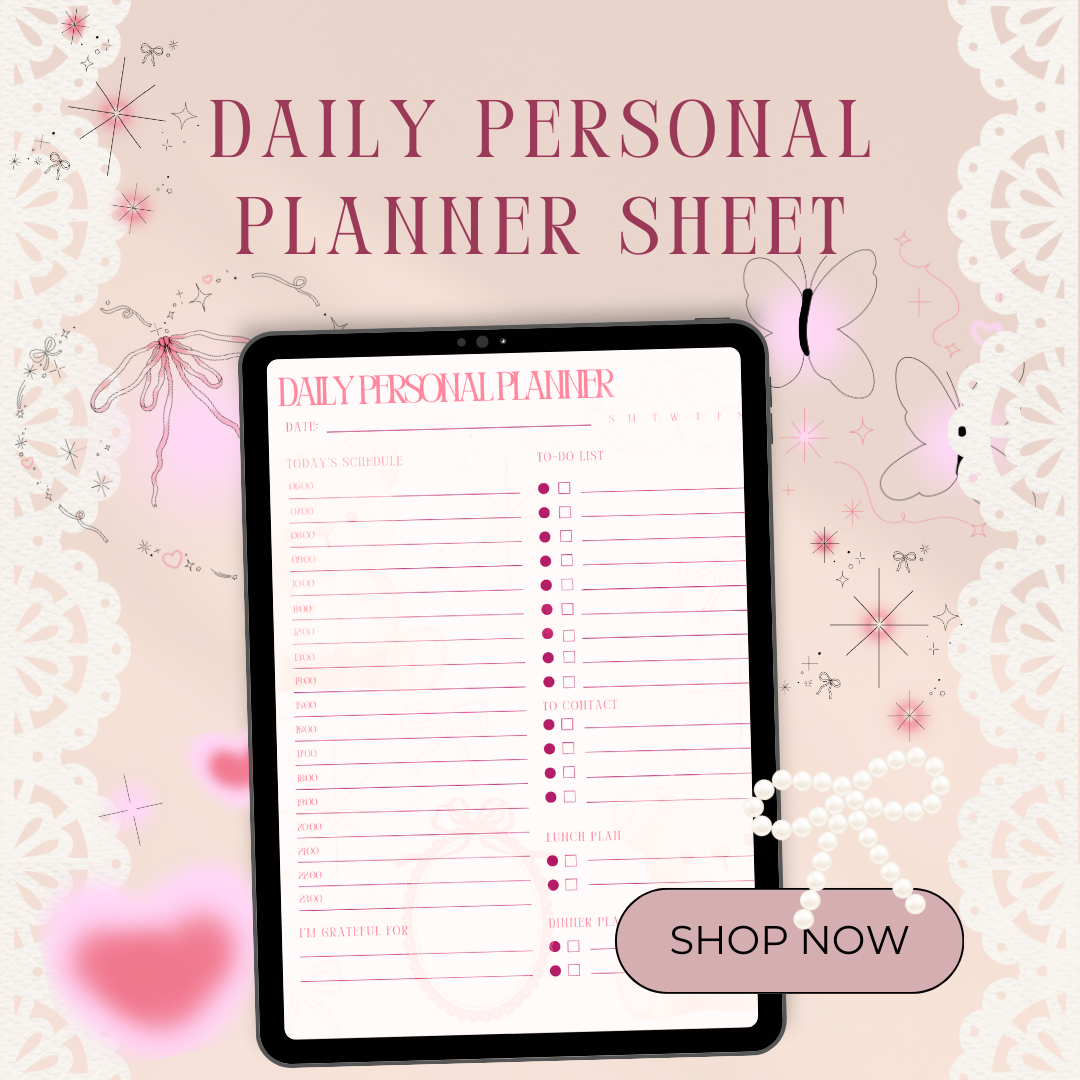 Today, But Make It Cute 📆✨ - Coquette Edition🎀