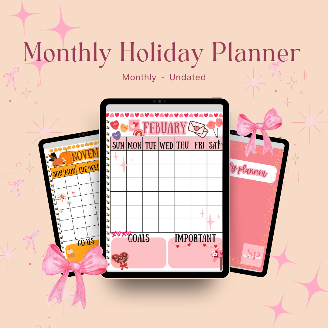 Seasons in Bloom Planner🌸❄️🎄