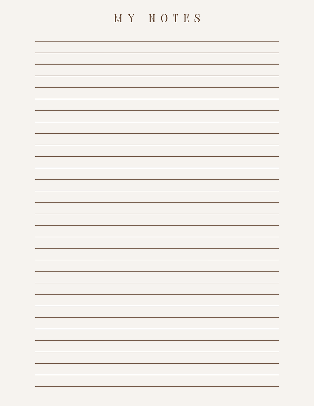 Personal Notes 💭✨