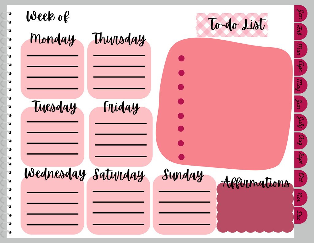 Pretty Little plans Planner 🎀✨